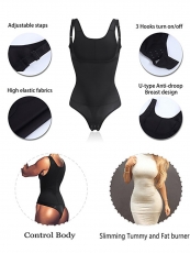Adjustable Control Bodysuits Seamless Body Shaper For Women 