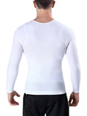 Mens Fitness T Shirt Compression Undershirts Shapewear