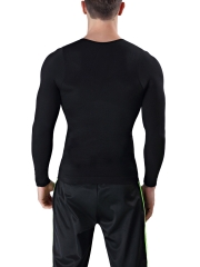 Mens Fitness T Shirt Compression Undershirts Shapewear