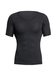 Men's Short Sleeve Stretch Shapewear Compression Undershirt