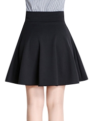 Women's Vintage A-Line Pleated Flared Mini Skirts Wholesale