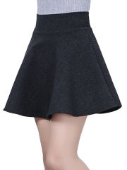 Vintage High Waist Casual Pleated Mini Party Swing Skirts
