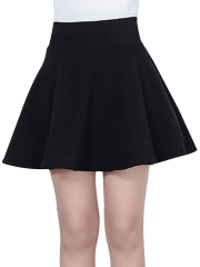 Vintage High Waist Casual Pleated Mini Party Swing Skirts
