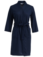 Women Robe Soft Kimono Robes Long Knit Bathrobe Sleepwear 