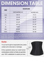 Plus Size Latex Underbust Body Shaper Waist Training Corsets