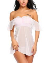 Wholesale Latex sleepwear Dress Nightgowns Chemise Lingerie
