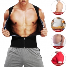 Men's Vest Trainer Body Shapewear Heat-Trapping Sweat Vest 