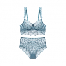 Female Comfortable Lingerie Lace Bra Set Underwear Teddies