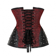 Wholesale Red Steampunk Corset Tops Waist Traniner OverBust 