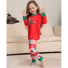Xmas Pajamas Elf Set Family Sleepwear Top Pant Family Look 