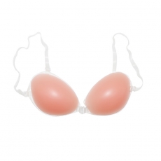 Women Wholesale Silicone Shallow Bra with Transparent Straps