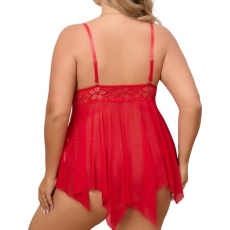 Women Sexy Nightdress Backless Mesh Chemises Sexy Lingerie