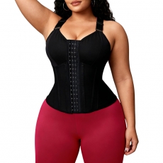 Wide straps waist trainer for Women-Thickened tummy control