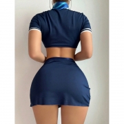  Navy Flight Attendant Costume lingerie Set for women