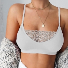  Lace Trim High Stretch Bralette soft for teenager for women